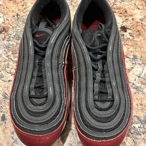 Nike Kids Air Max 97 Sneakers Black Team Red